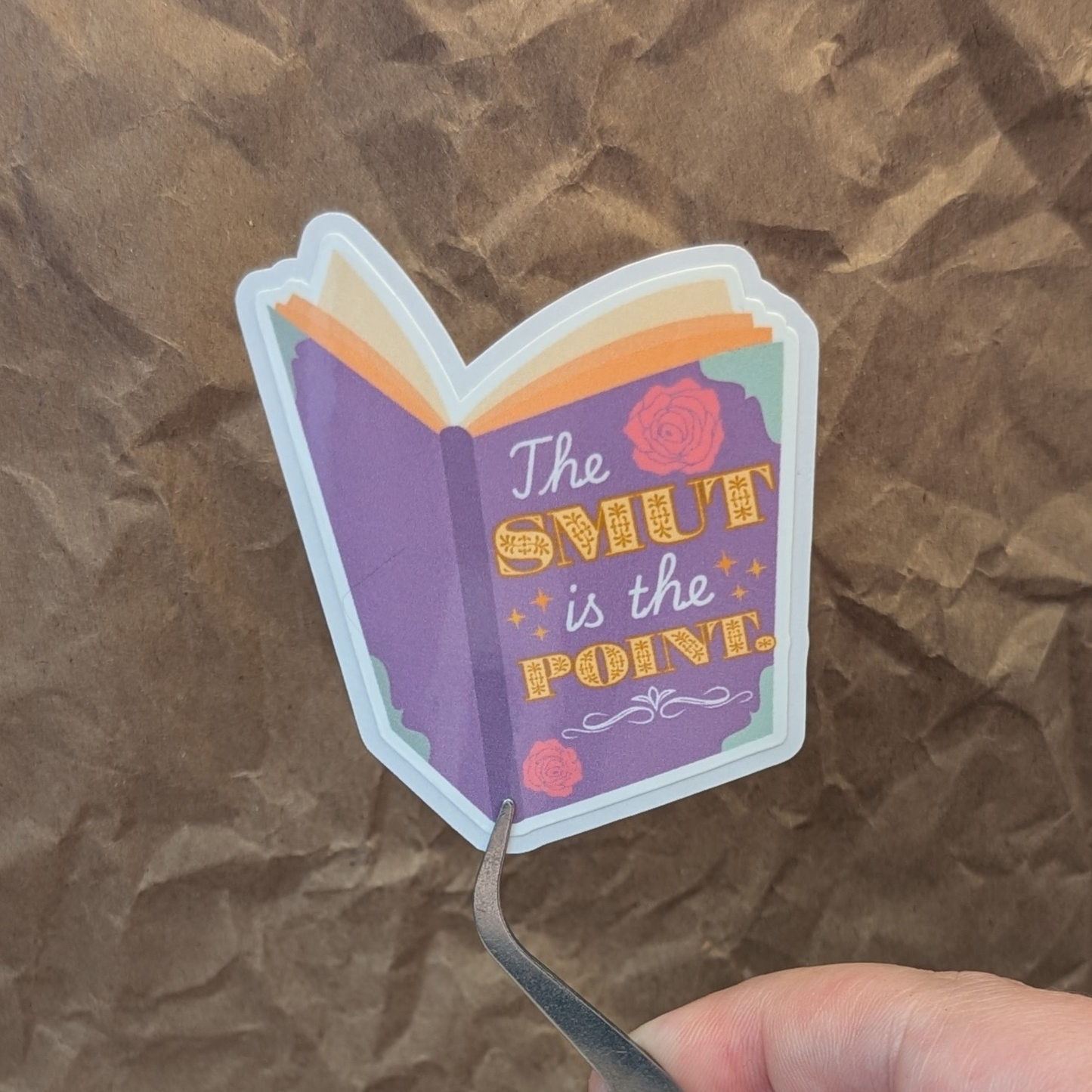The Smut Is The Point – Steamy Book Lover Vinyl Sticker