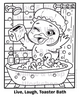 Live, Laugh, Toaster Bath – Free Dark Humor Colouring Page