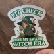 Fit Check For My Swamp Witch Era – XL Matte Vinyl Sticker