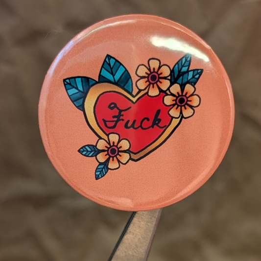 Fuck 37mm Button