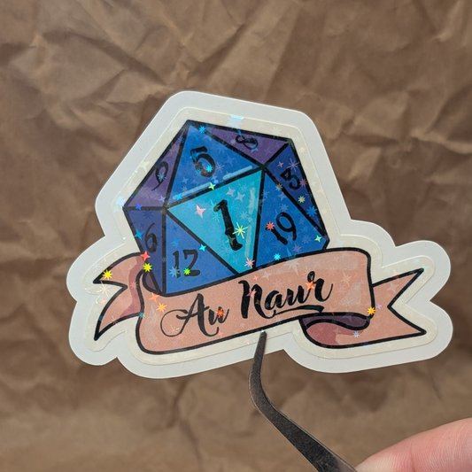 Au Naur – Nat 1 D20 Vinyl Sticker