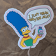 I Just Think They're Neat- Simpsons x Labubu Fan Art Sticker