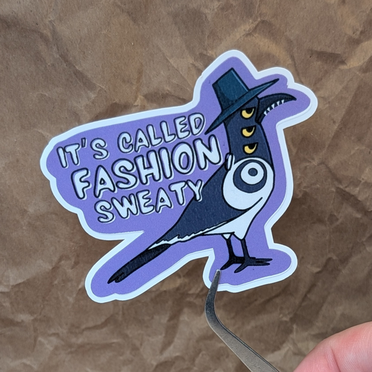 It’s Called Fashion, Sweaty – KPop Demon Hunters Fan Art Vinyl Sticker
