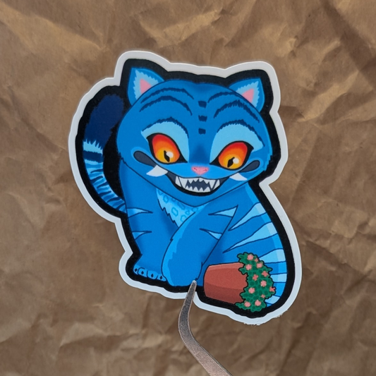 Jinu’s Tiger – K-Pop Demon Hunter Fanart Matte Vinyl Sticker
