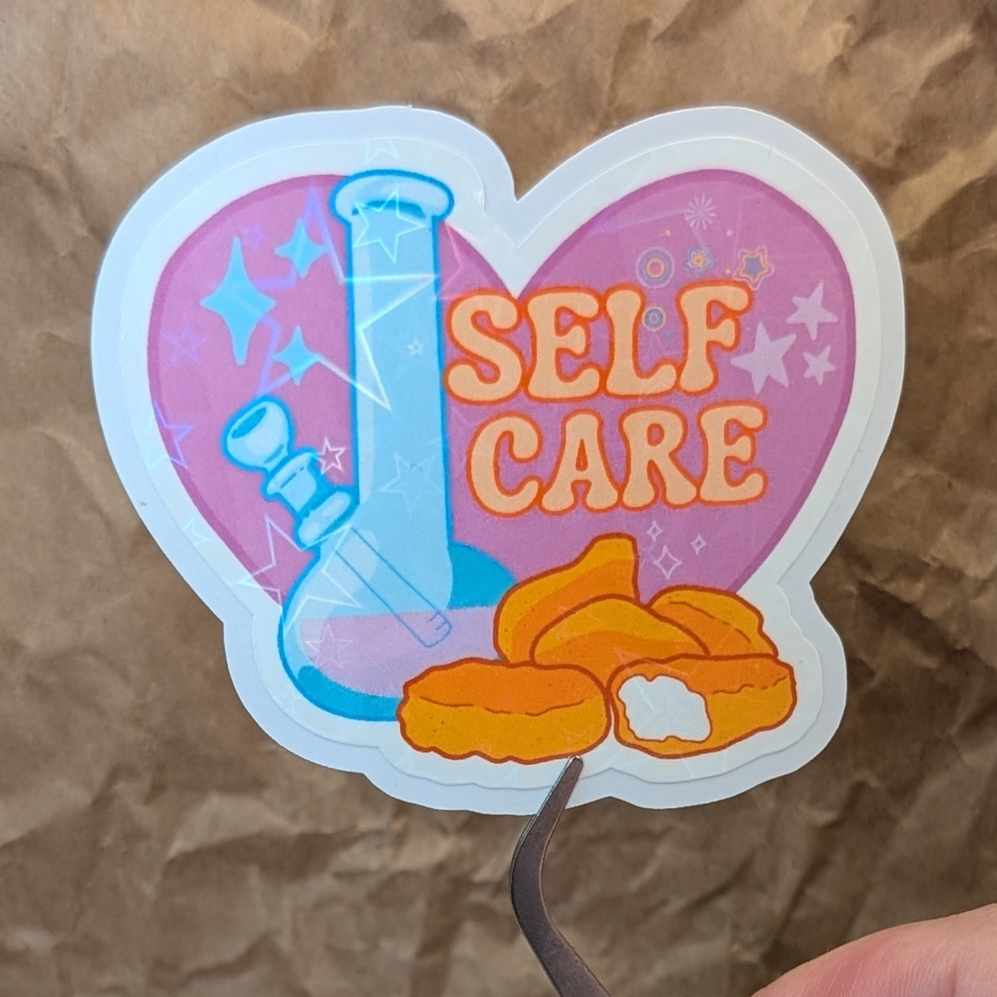 Self Care – Bong & Nuggies Vinyl Sticker